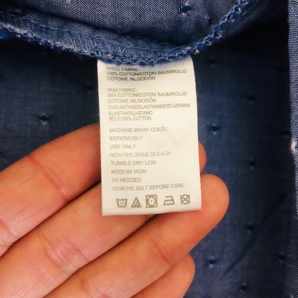 Anthropology tiered chambray tiered shirtdress - Picture 8 of 8